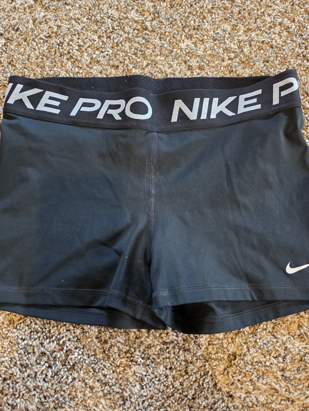 Nike Black Pro Dri-FIT Women's Training Shorts Large